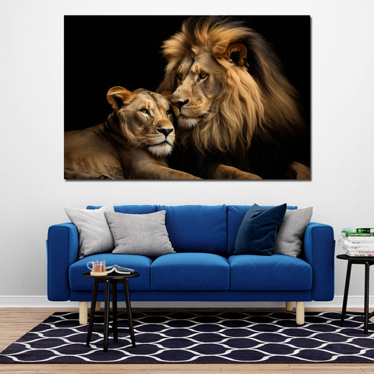 Quadro Beautiful Lions, leoni