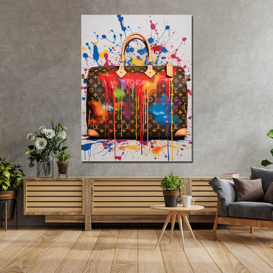 Quadro Borsa Luxus Pop Art Splash Edition