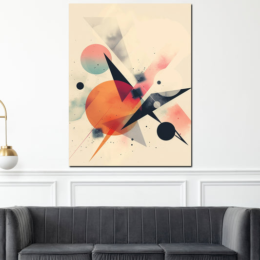 Quadro geometrico astratto moderno