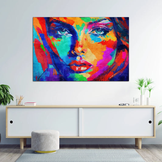 Quadro moderno Donna Beautiful Face