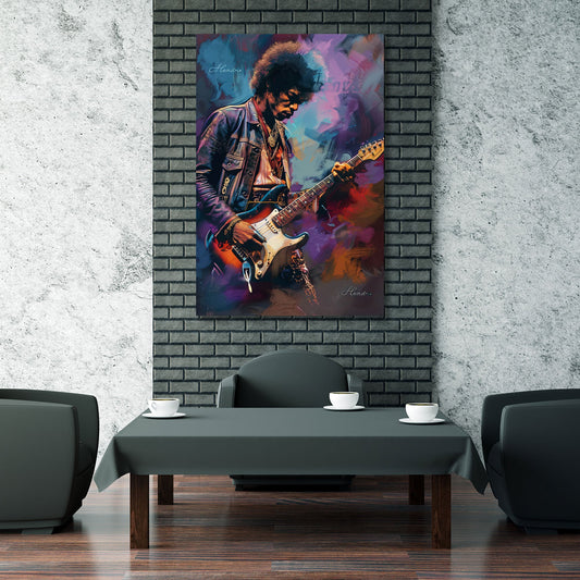 Hendrix colorato urbano di elegante fattura quadro