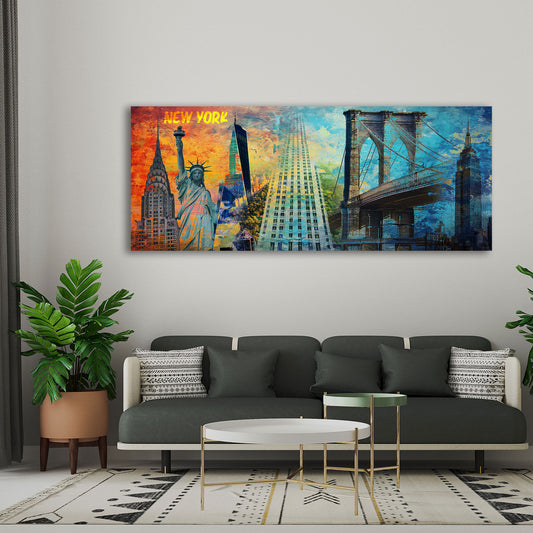 New York pop art quadro