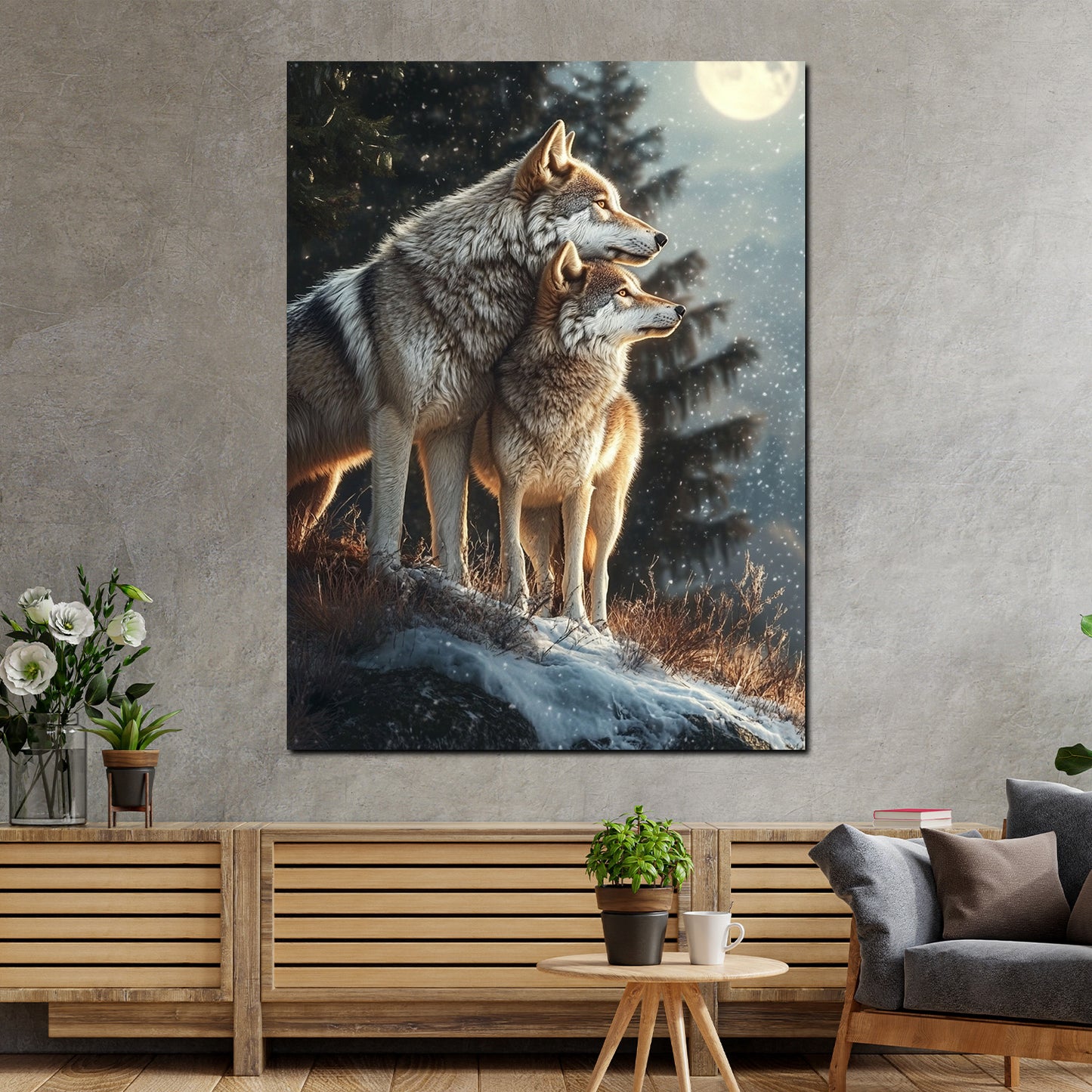 4_3_Vorlage vertikal >> Bilddruck auf Leinwand