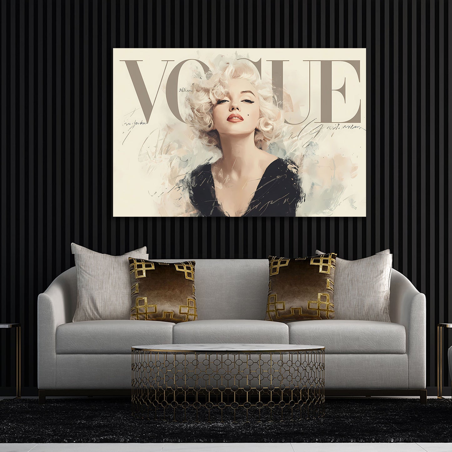 Fashion Marilyn elegante quadro