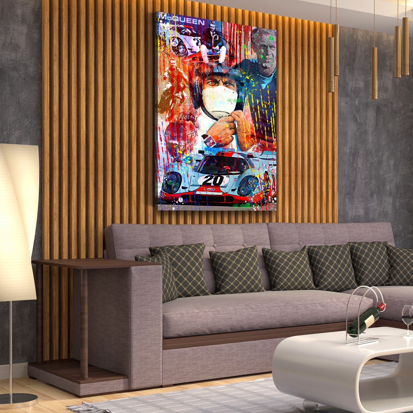 Quadro moderno McQueen pop art