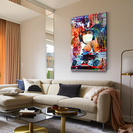 Quadro moderno McQueen pop art