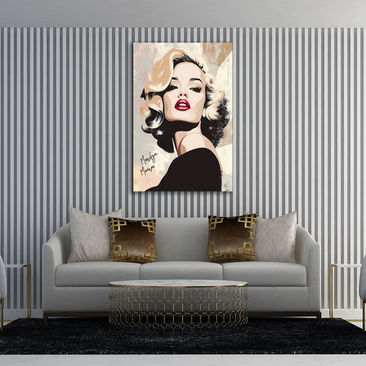Marilyn stile vintage quadro