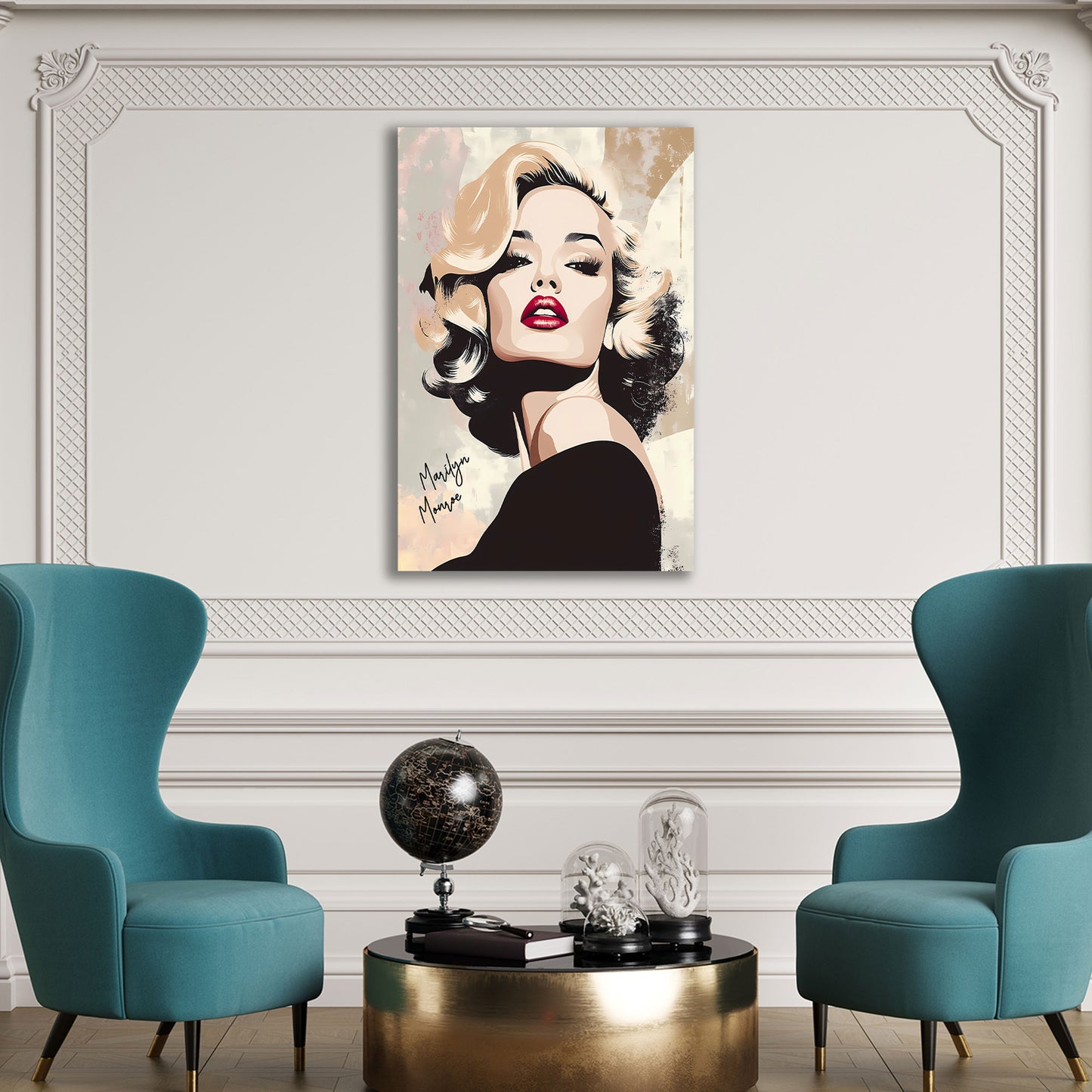 Marilyn stile vintage quadro