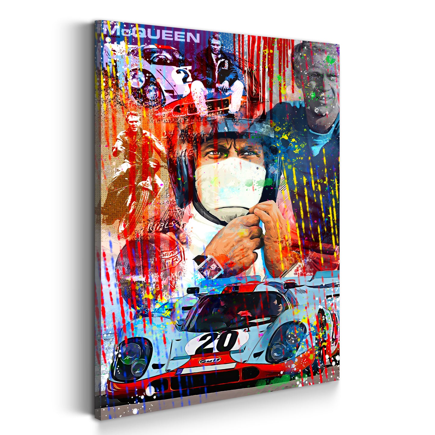 Quadro moderno McQueen pop art