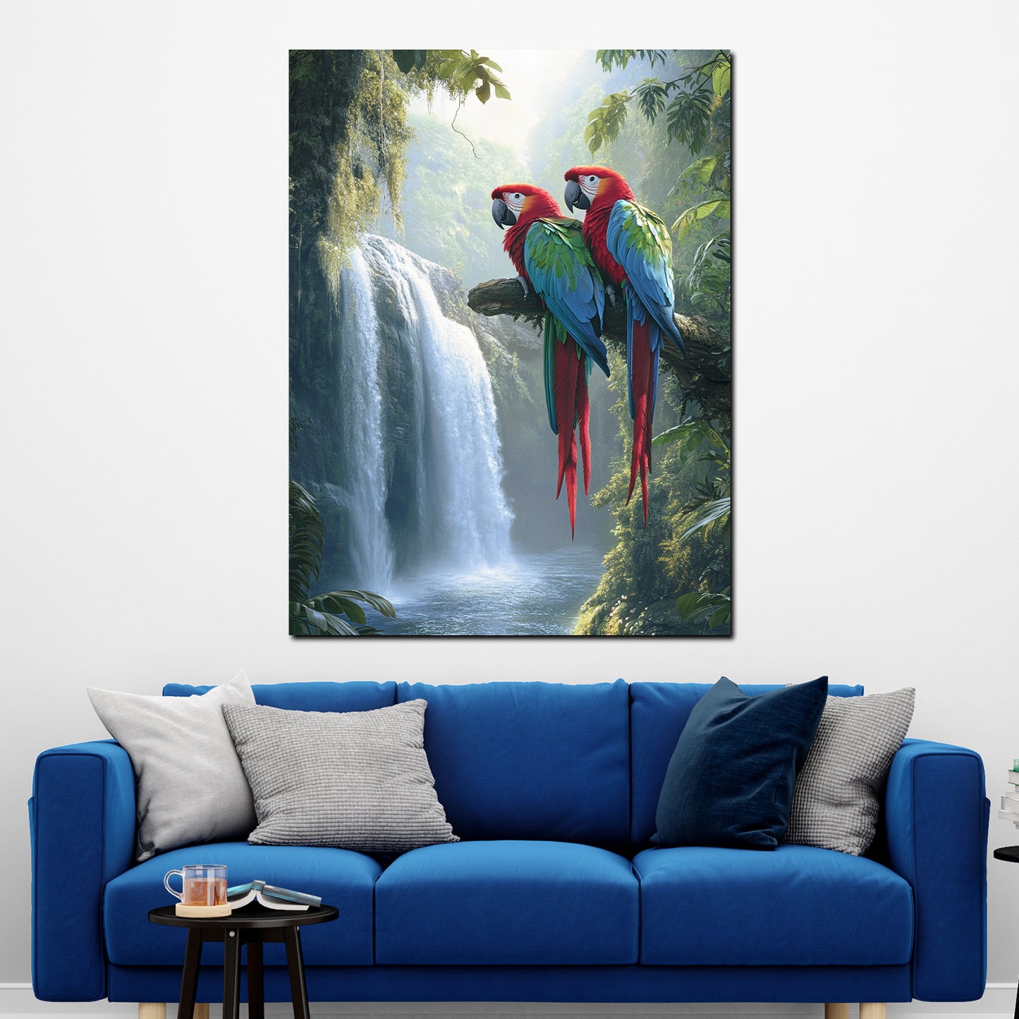 4_3_Vorlage vertikal >> Bilddruck auf Leinwand