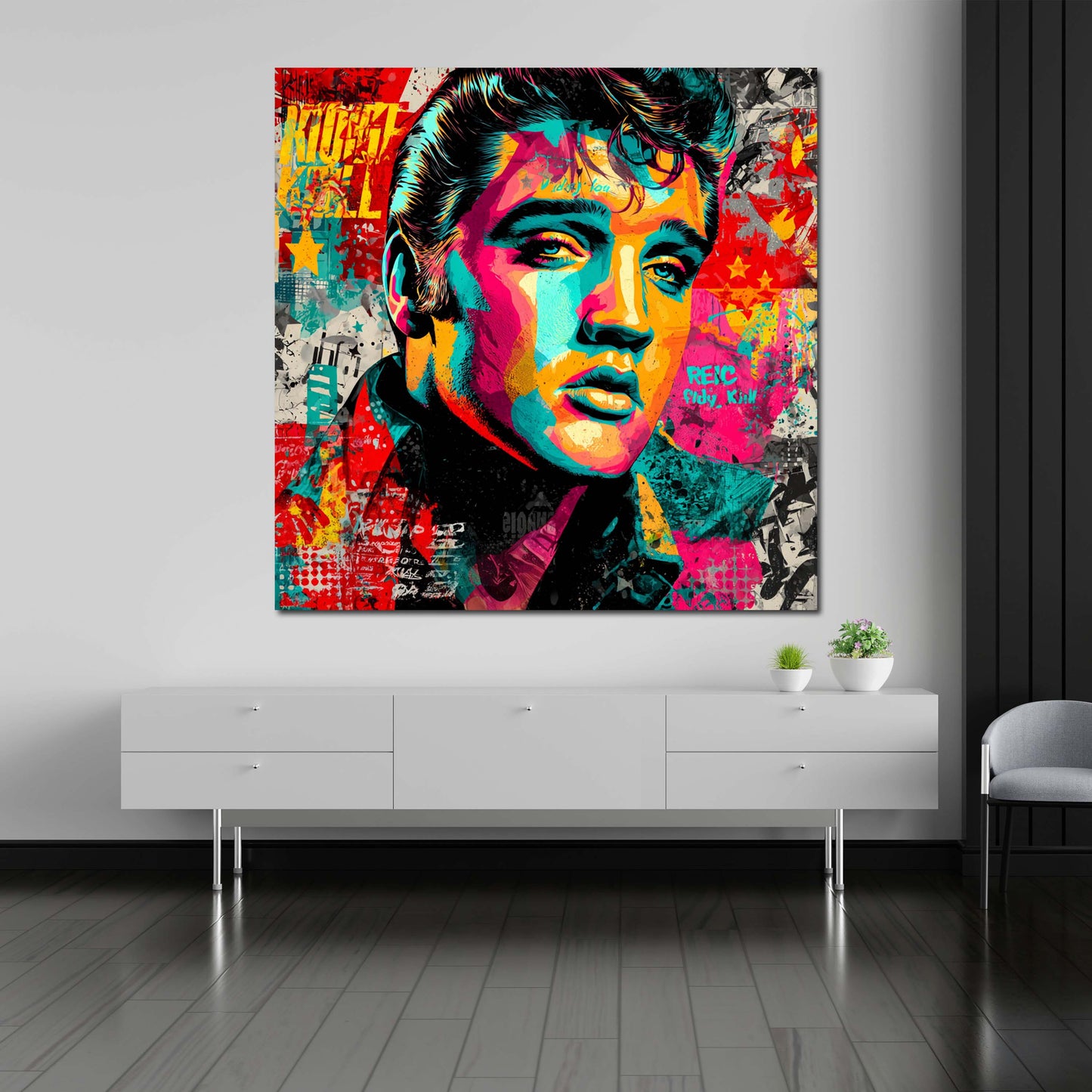 Pop Art Elvis ritratto quadro