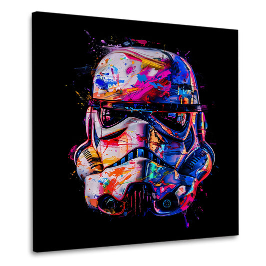 Pop Art casco futuristico quadro
