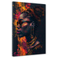 Quadro African Woman Pop Art ritratto elegante