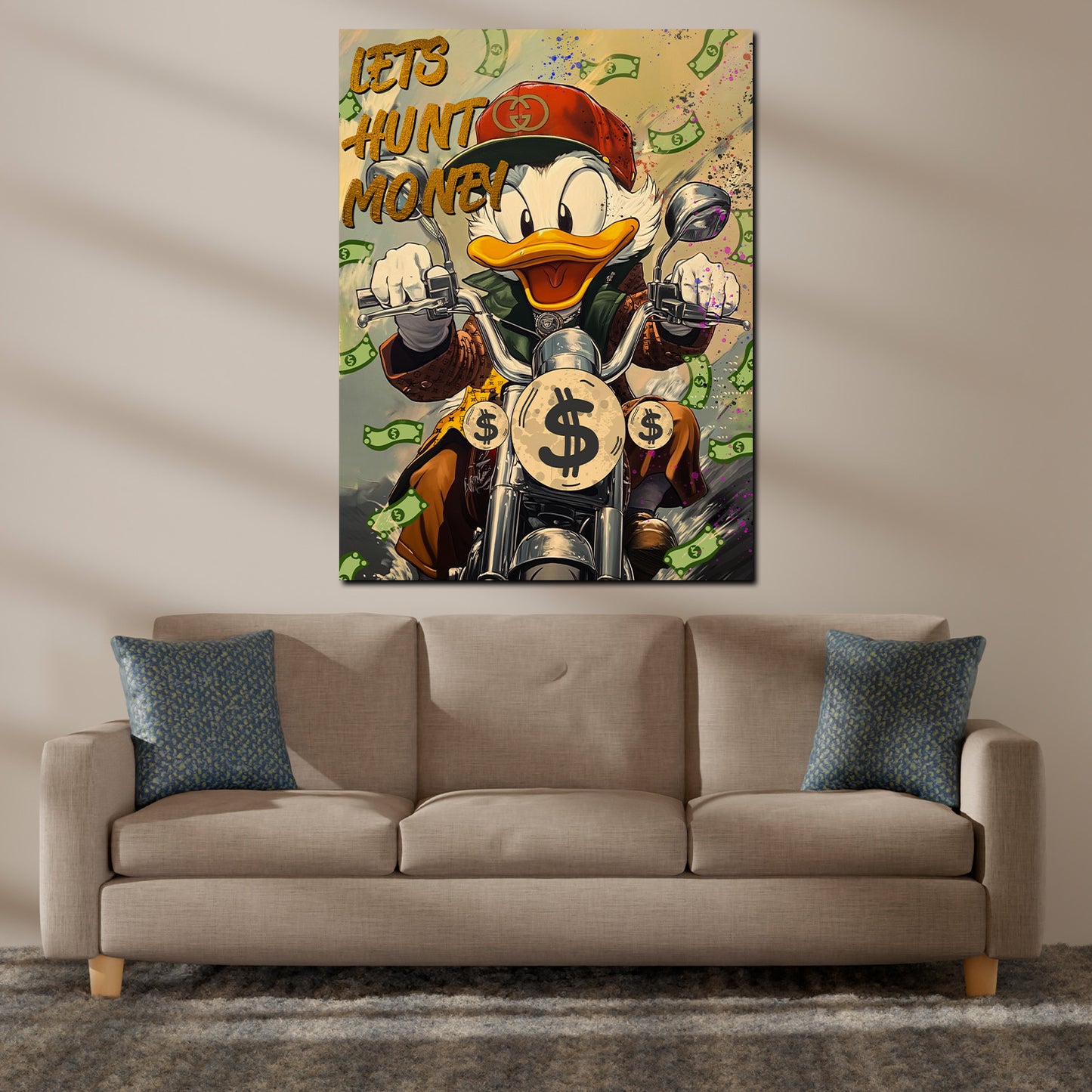 4_3_Vorlage vertikal >> Bilddruck auf Leinwand