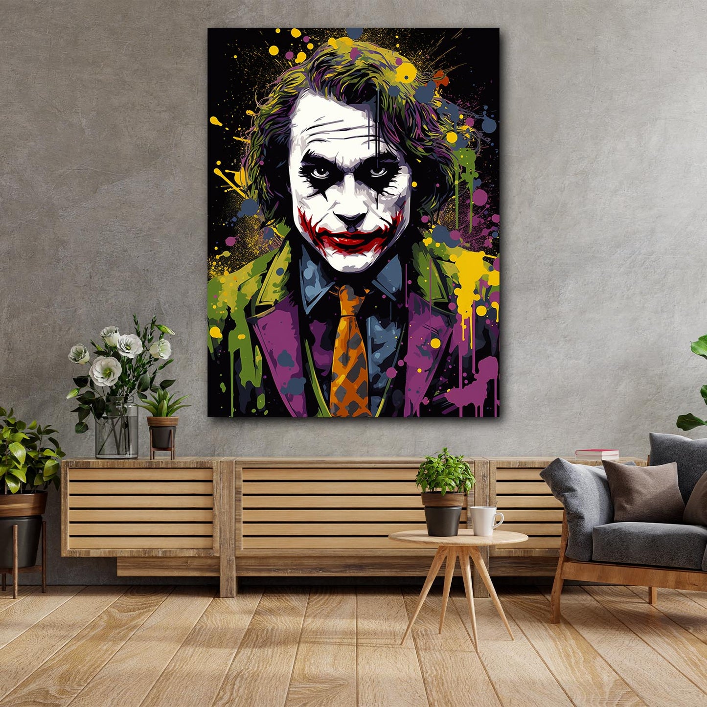 Quadro Joker Abstract Style