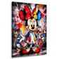 Quadro Pop Art Graffiti Beautiful Minnie Style