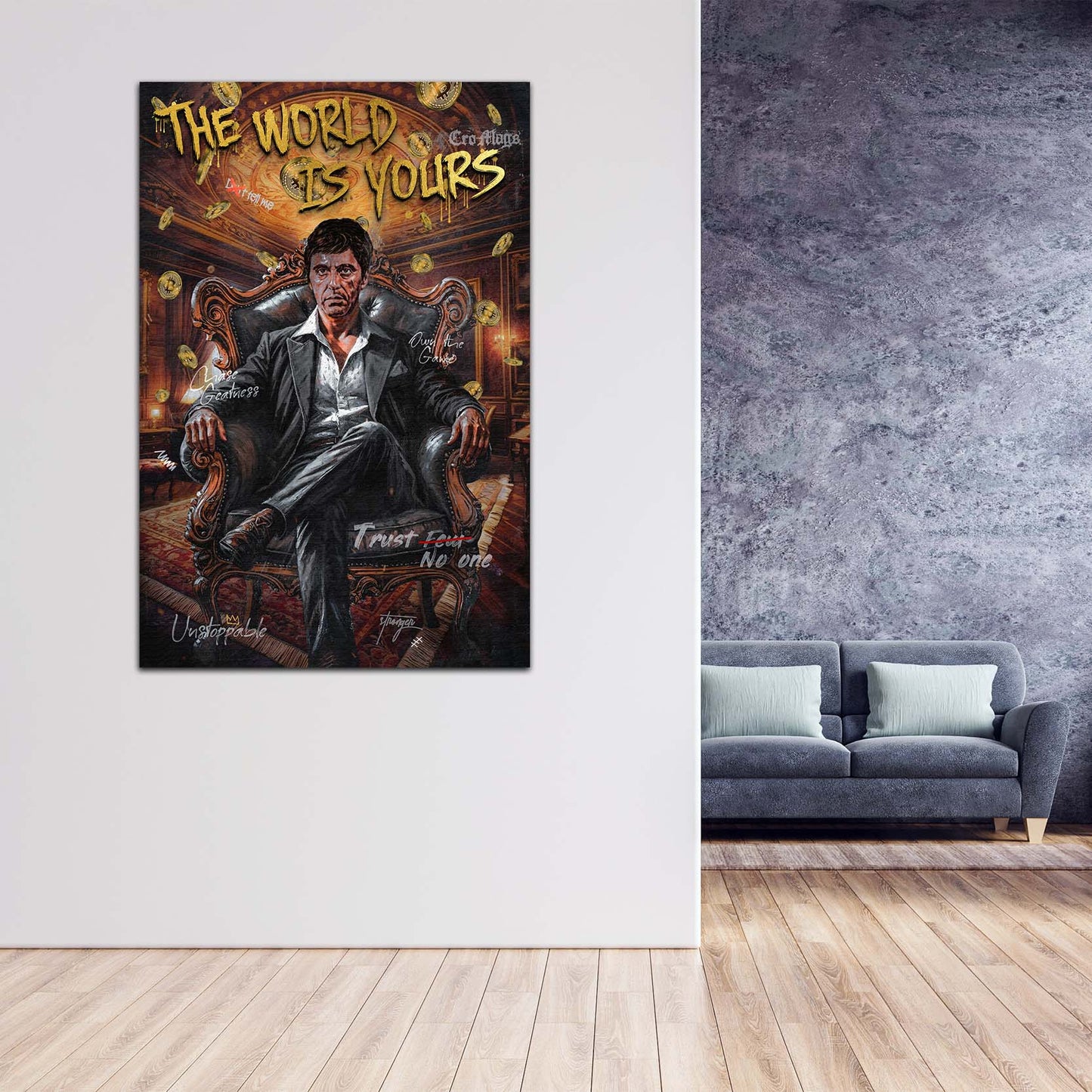 4_3_Vorlage vertikal >> Bilddruck auf Leinwand