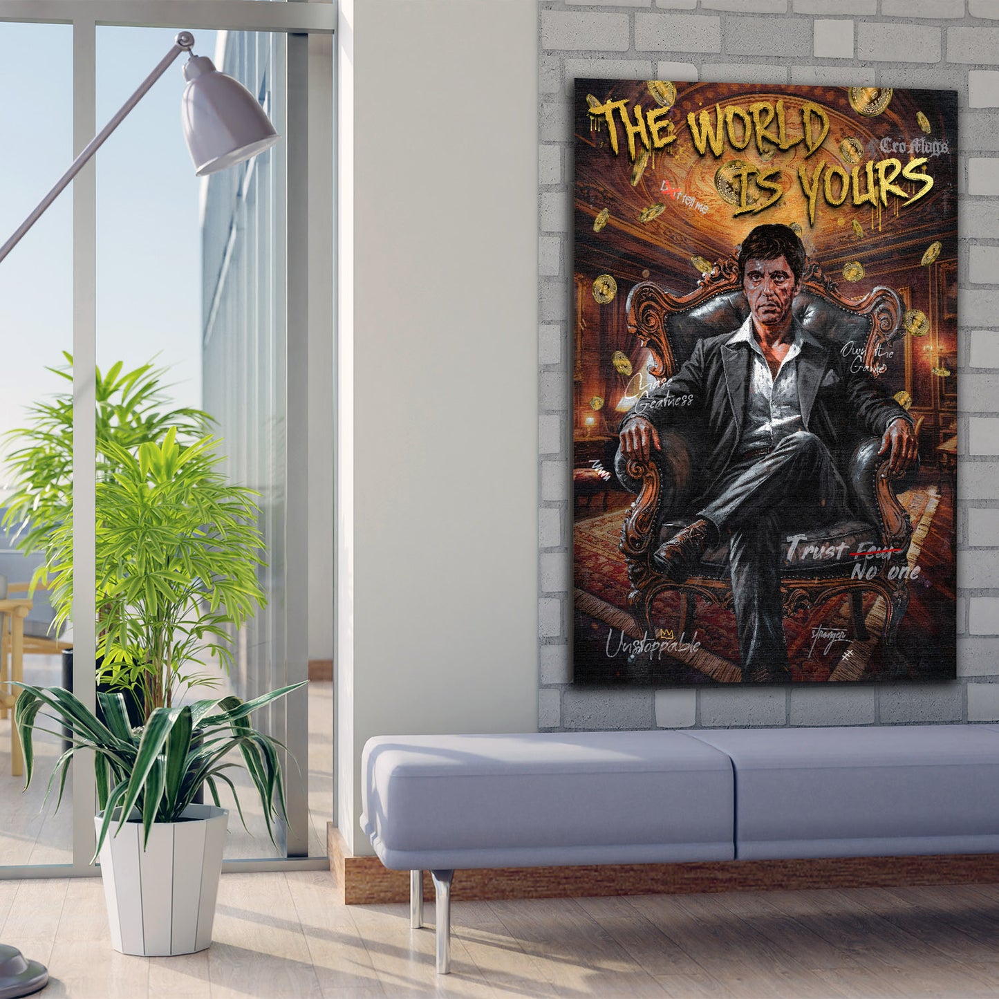 4_3_Vorlage vertikal >> Bilddruck auf Leinwand