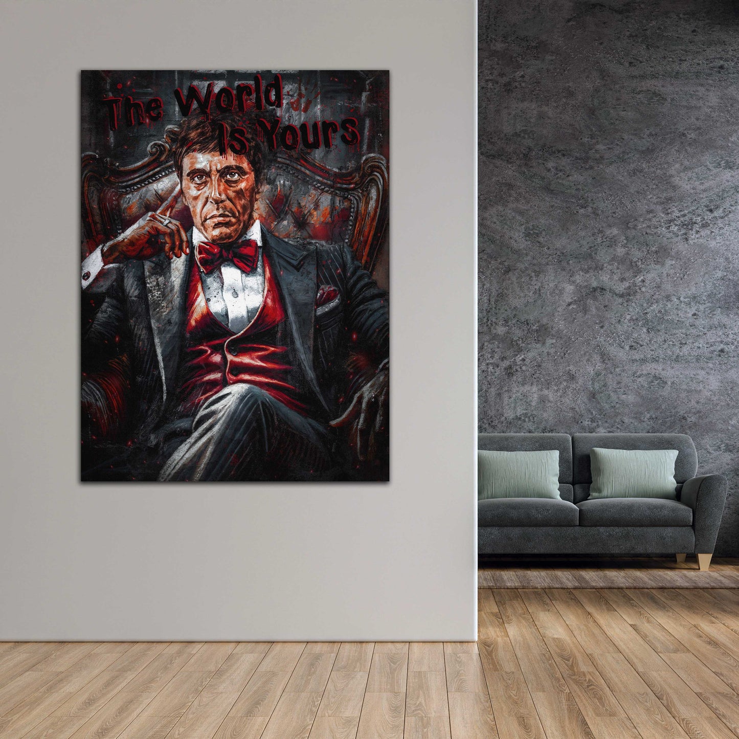 4_3_Vorlage vertikal >> Bilddruck auf Leinwand