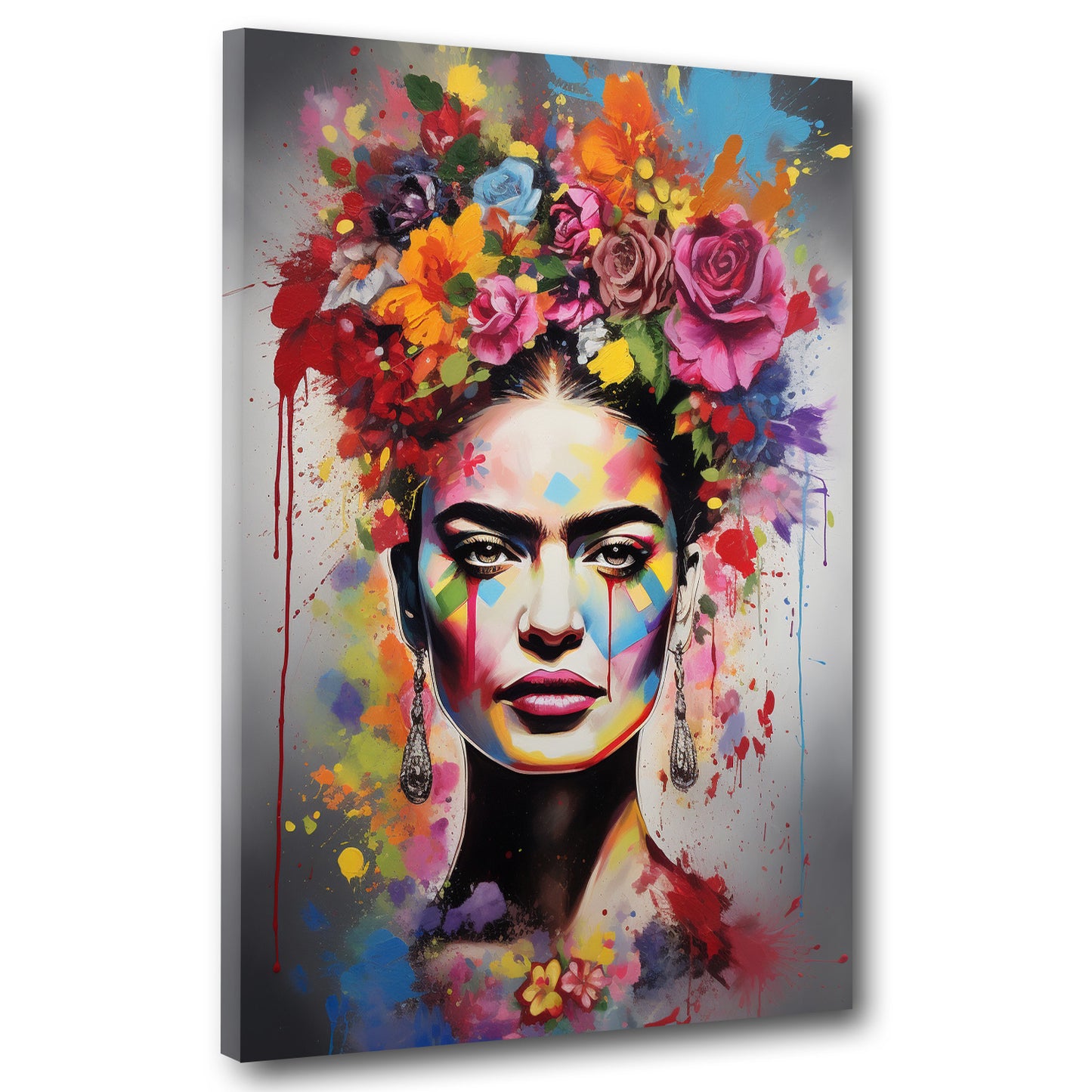Frida quadro pop art astratto