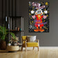 Quadro Pop Art papero Save Water champagne lusso successo