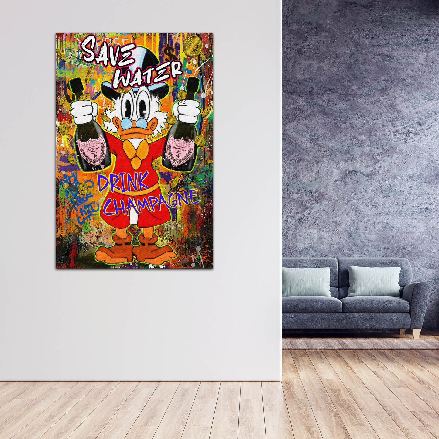 3_2_Vorlage vertikal>> Gemäldedruck auf Leinwand