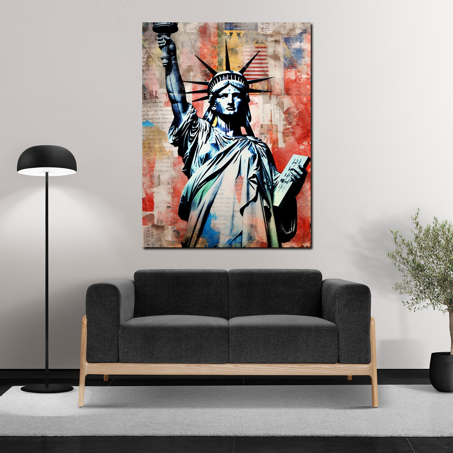 Quadro Statua della Libertà Pop Art Colour
