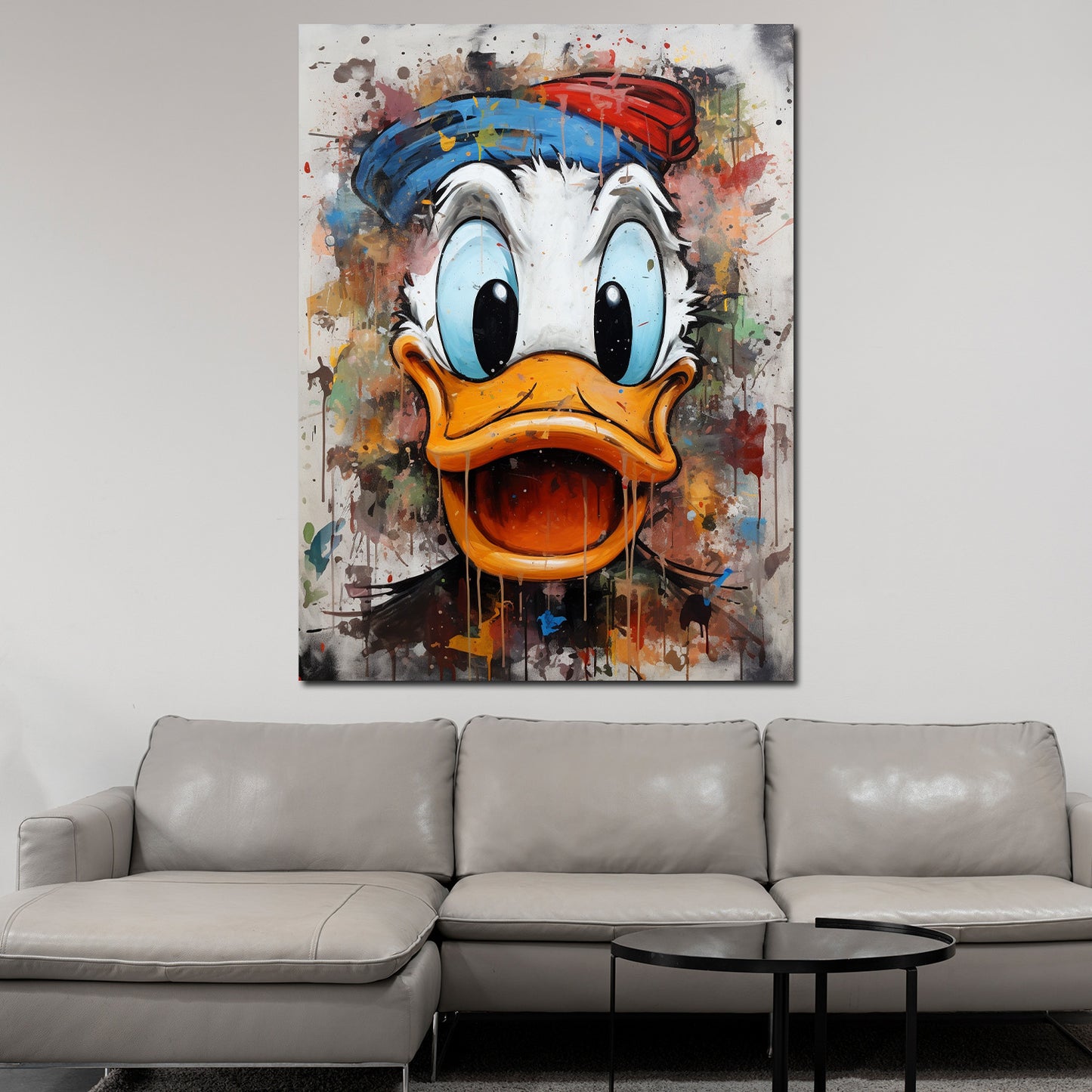 Quadro astratto Duck Style