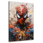Spider Pop Art quadro astratto Colour Splatter Style
