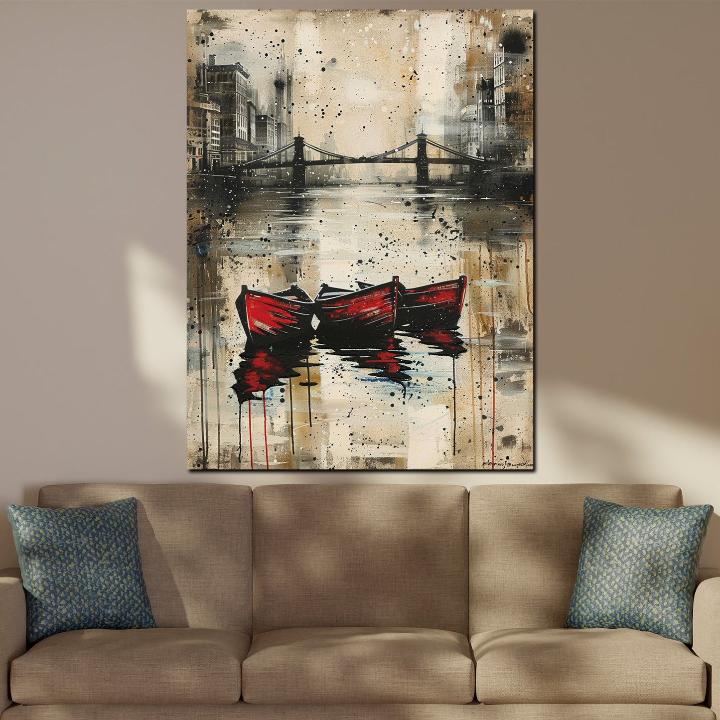 4_3_Vorlage vertikal >> Bilddruck auf Leinwand