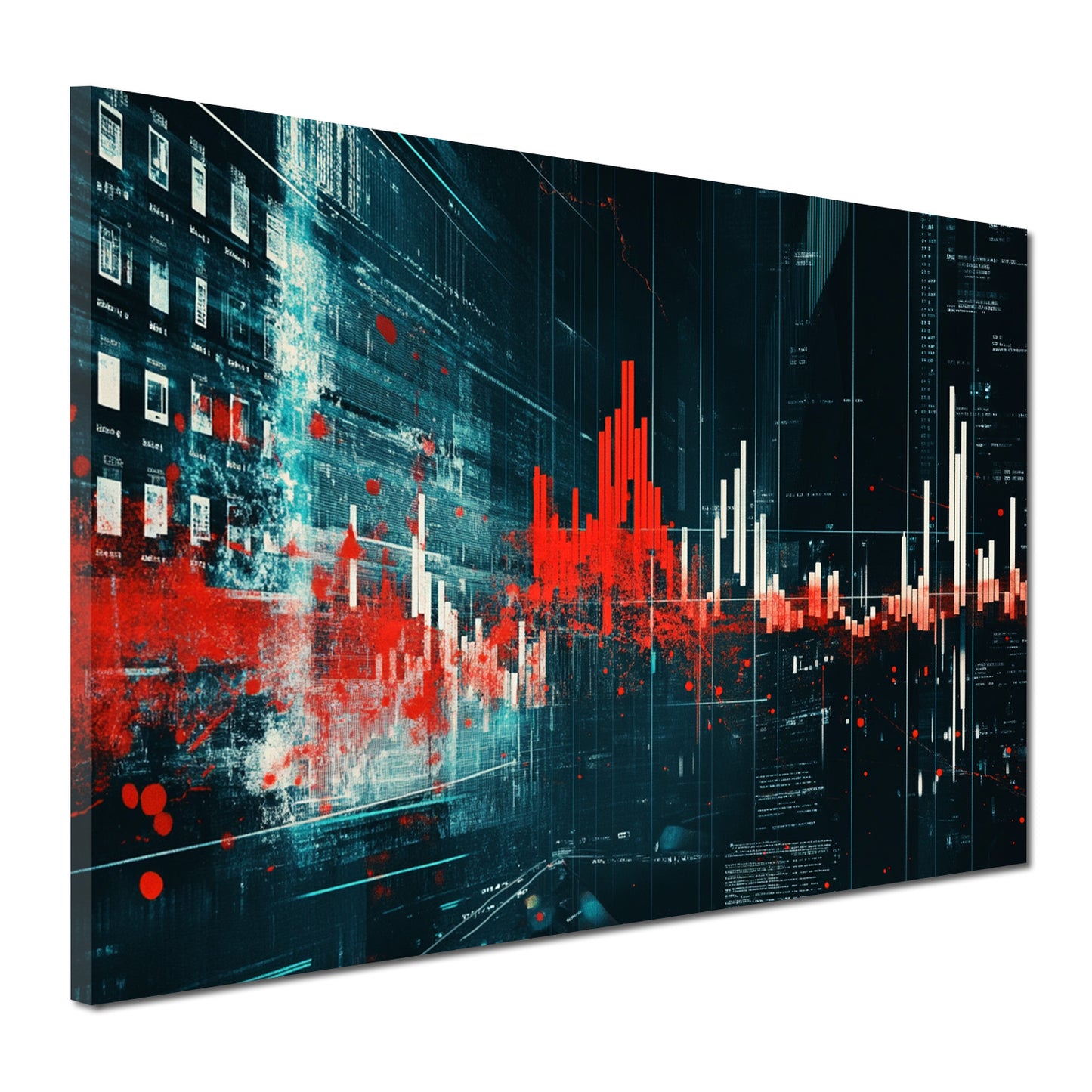 Quadro astratto borsa