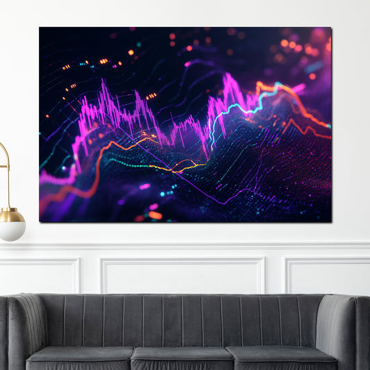 Quadro borsa criptovalute analisi dati mercati digitali moderno