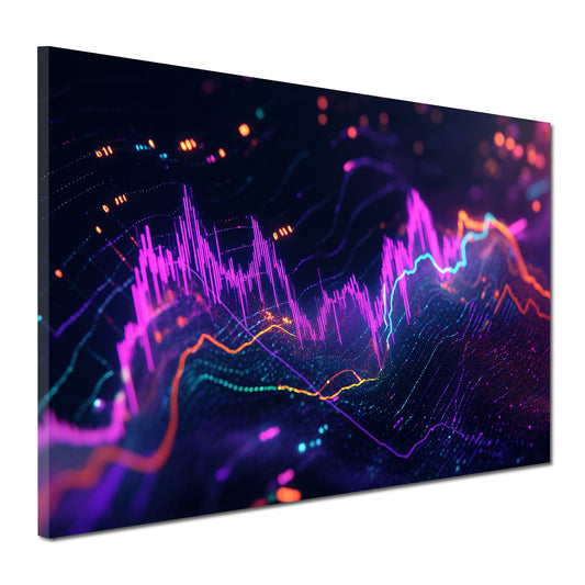 Quadro borsa criptovalute analisi dati mercati digitali moderno