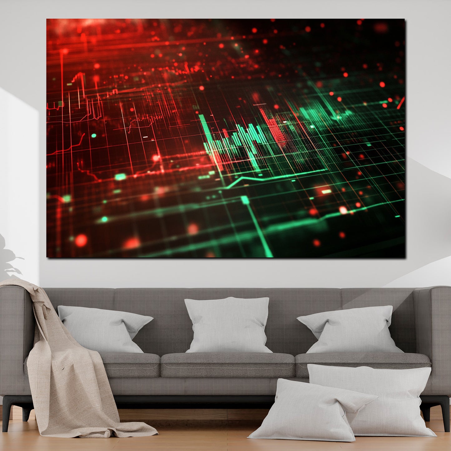 Quadro borsa fluttuazione dati algoritmi finanza moderna