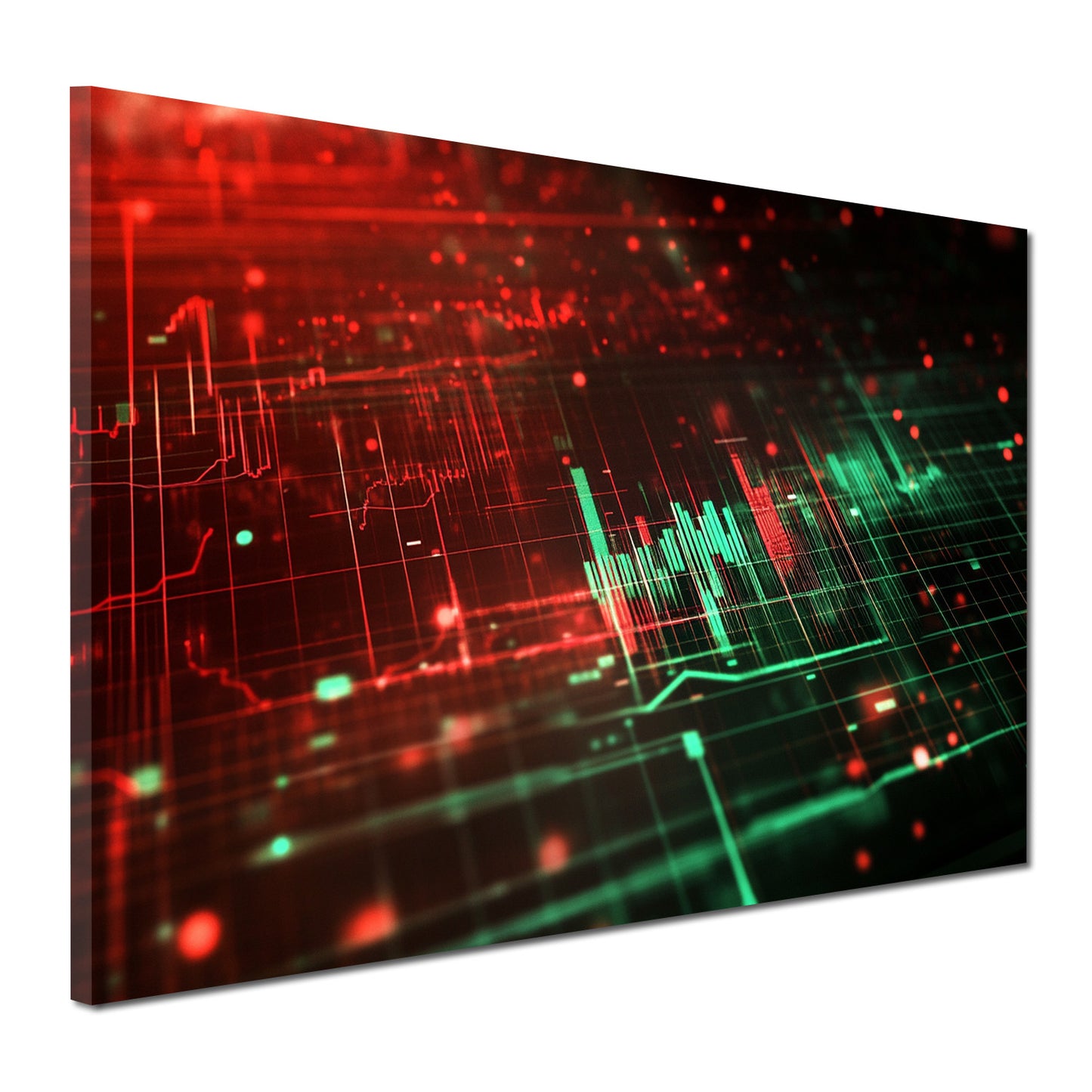 Quadro borsa fluttuazione dati algoritmi finanza moderna