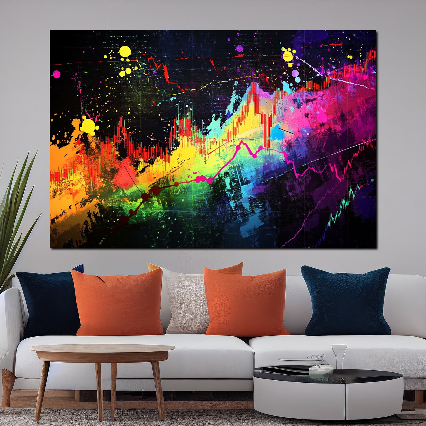 Quadro borsa pop art moderno