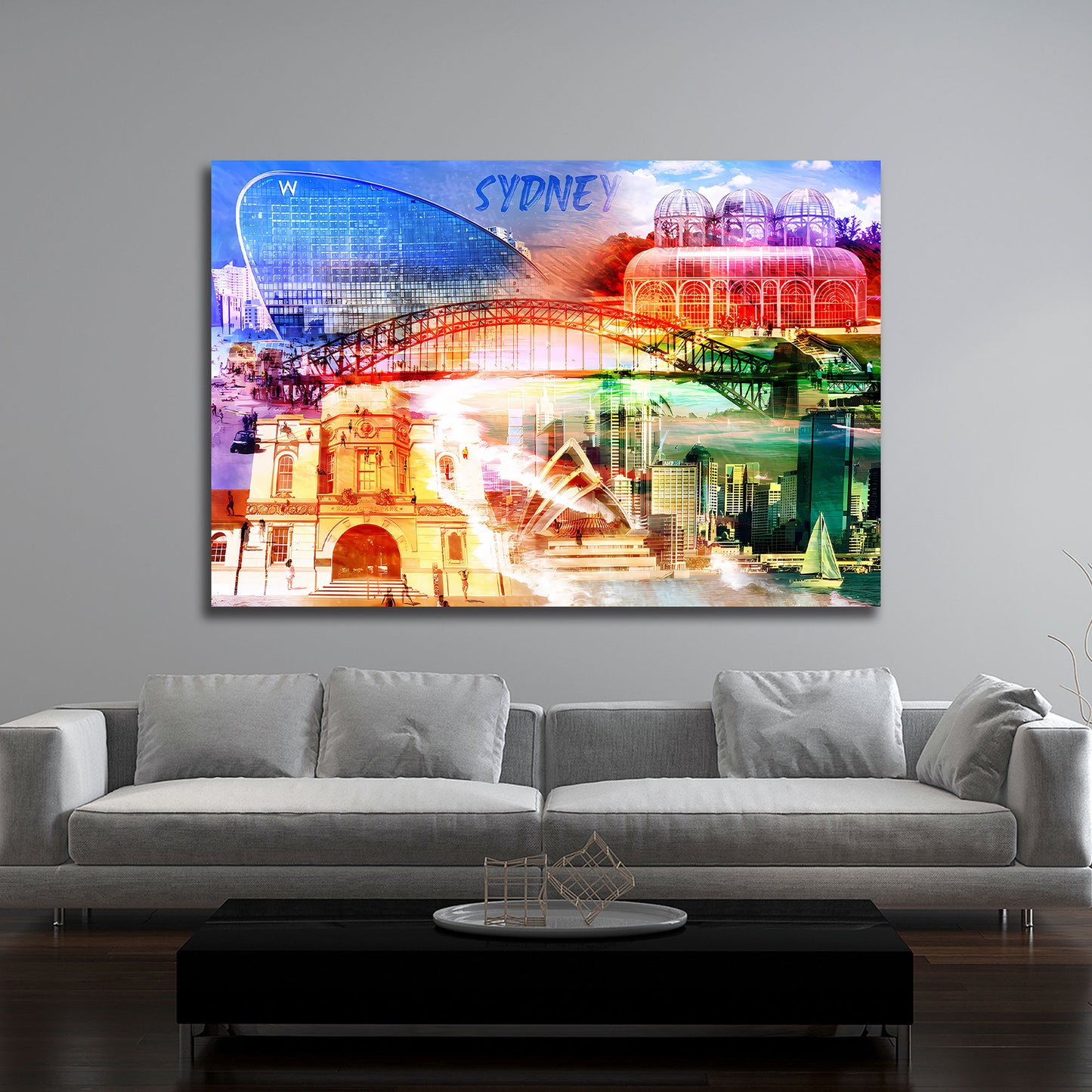 Quadro città Sydney porto architettura opera