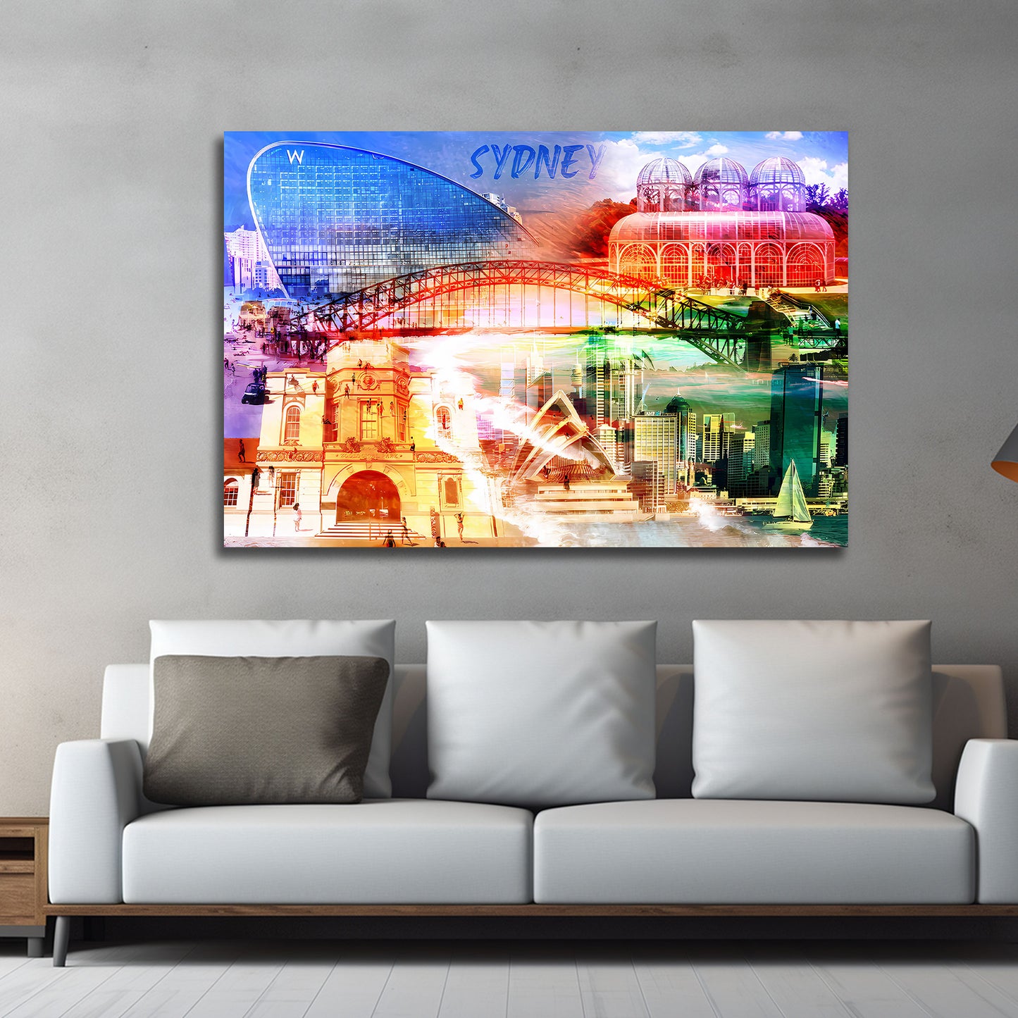 Quadro città Sydney porto architettura opera