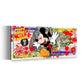 Quadro comic topolino pop art soldi motivazione successo