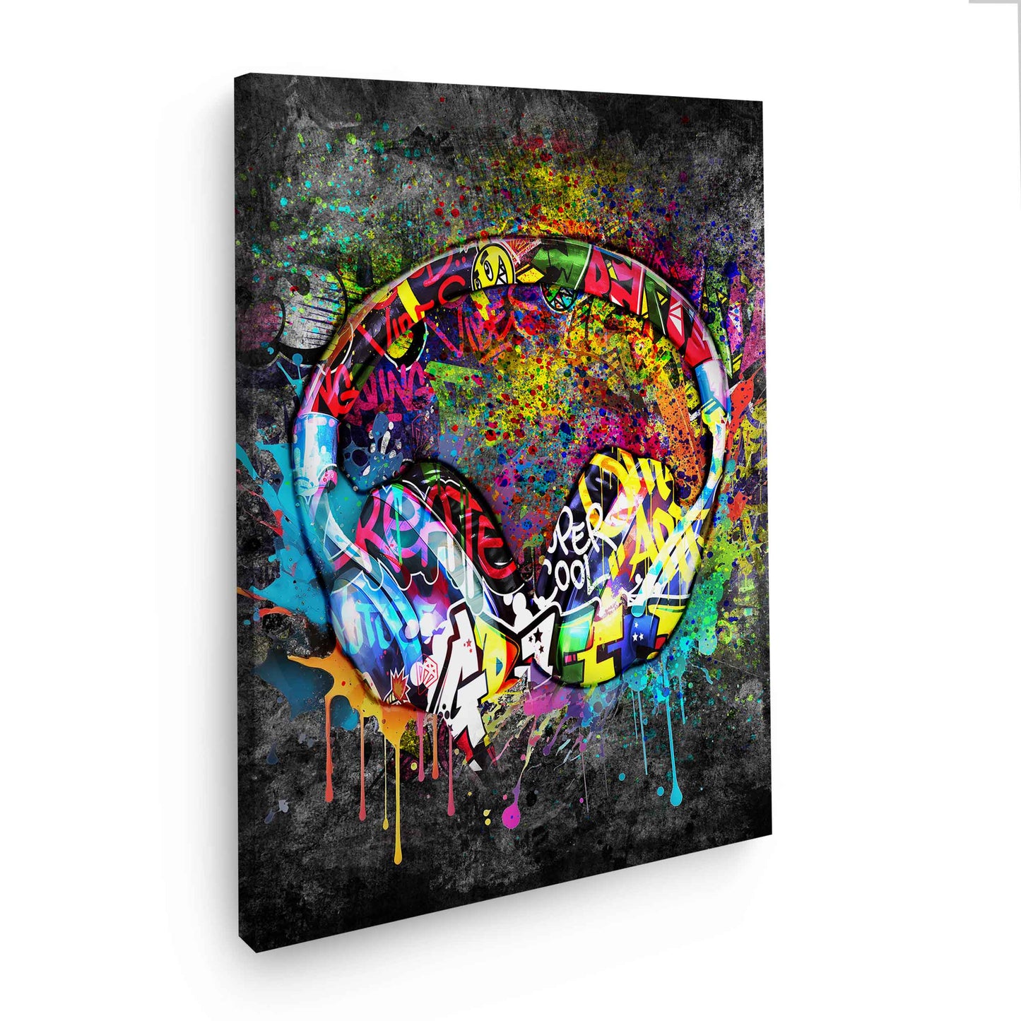 Quadro cuffie Graffiti Street Art Style