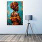 Quadro donna africana bellissima