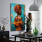 Quadro donna africana bellissima