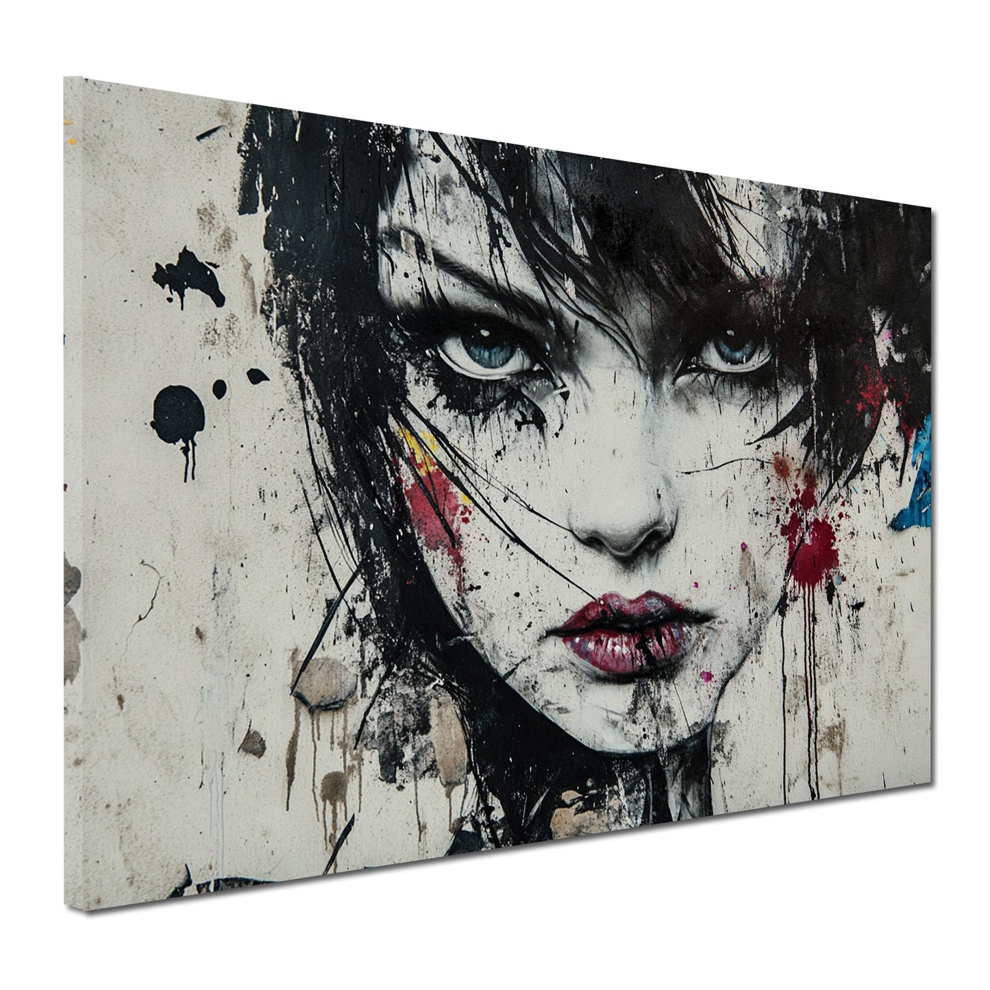 Quadro donna ritratto moderno espressivo