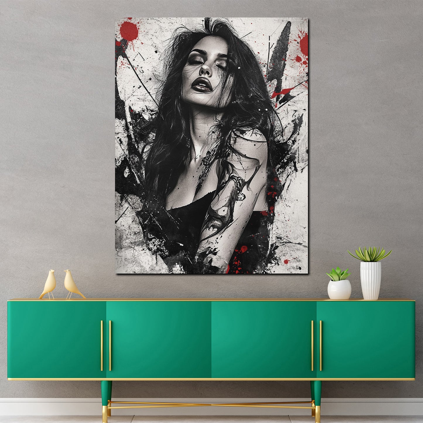 4_3_Vorlage vertikal >> Bilddruck auf Leinwand