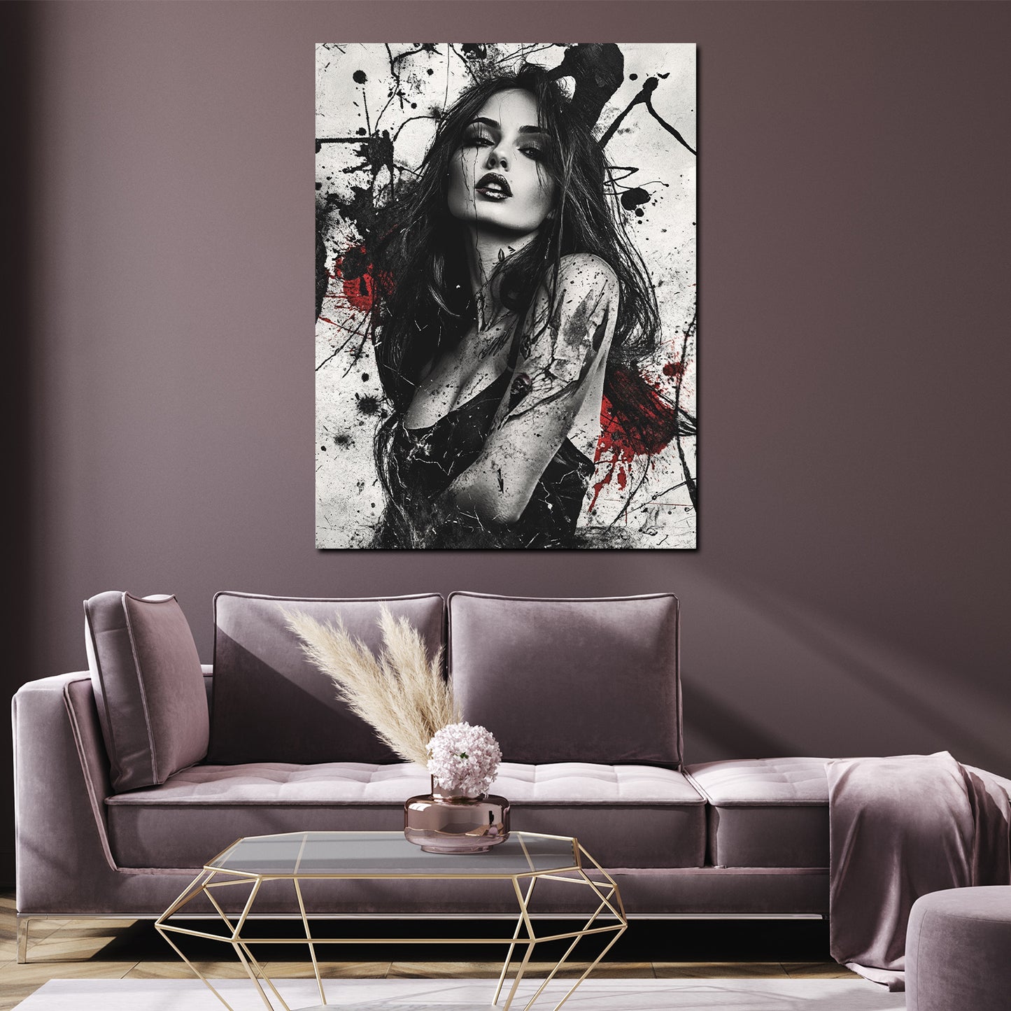 4_3_Vorlage vertikal >> Bilddruck auf Leinwand