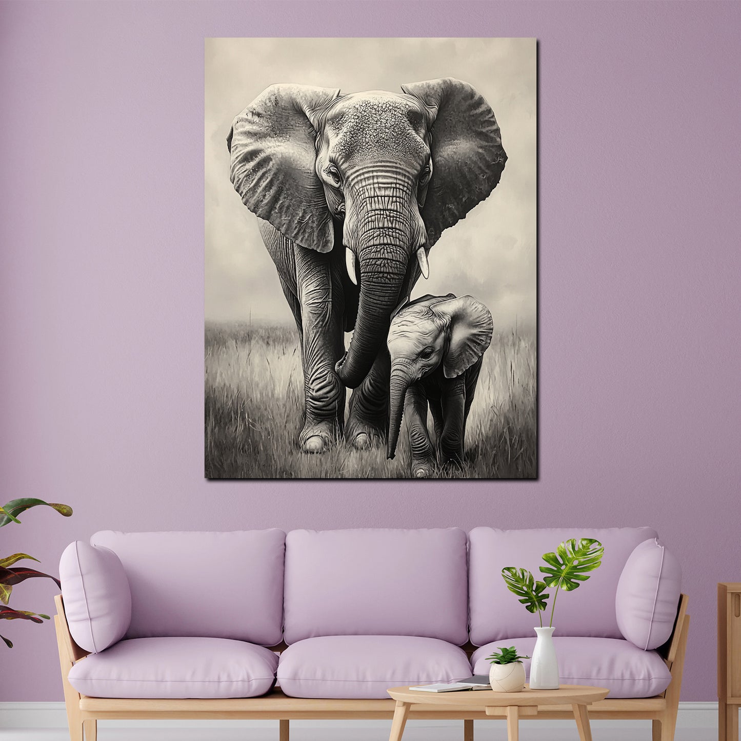 4_3_Vorlage vertikal >> Bilddruck auf Leinwand