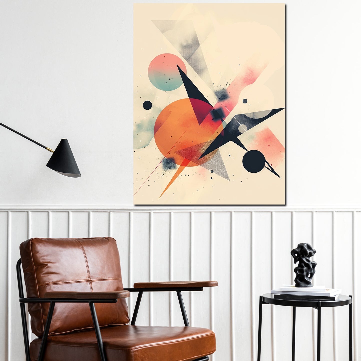 Quadro geometrico astratto moderno