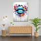Quadro labbra Abstract Flower Pop Art