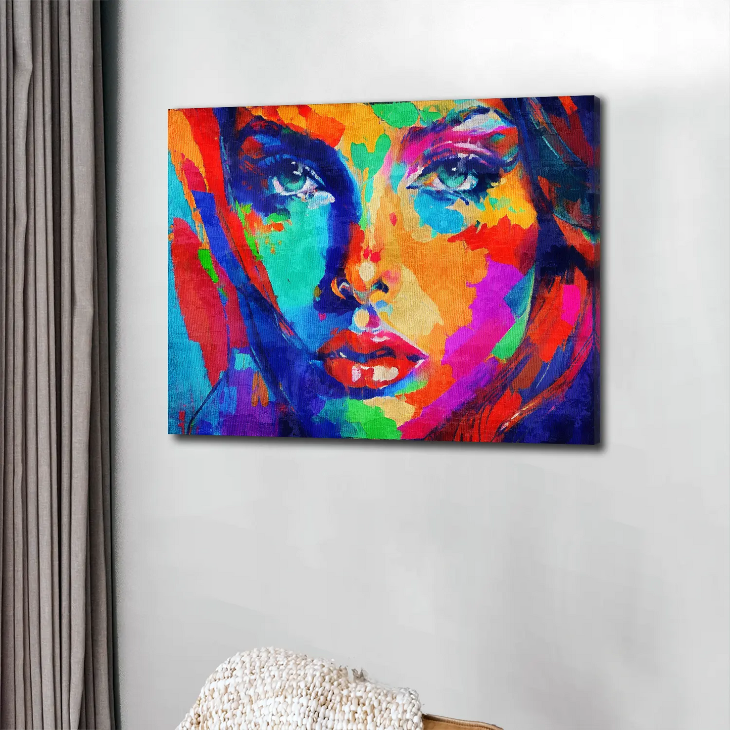 Quadro moderno Donna Beautiful Face