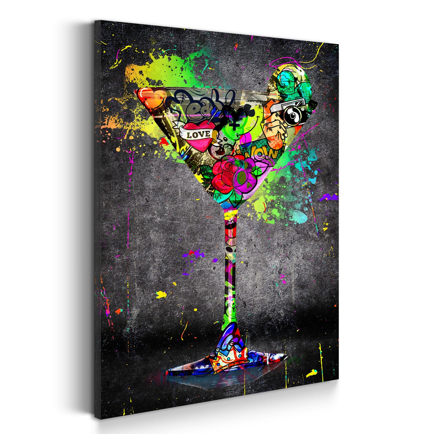 3_2_Vorlage vertikal>> Gemäldedruck auf Leinwand